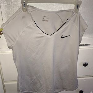 White nike shirt
